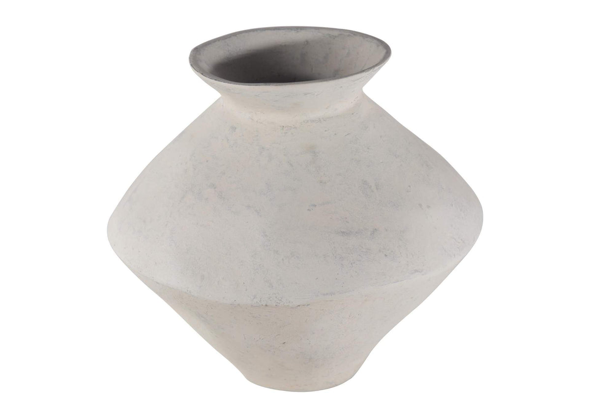 DD-1036-18 Raja Medium Decorative Vessel White