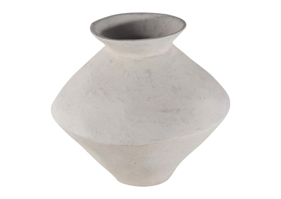DD-1036-18 Raja Medium Decorative Vessel White