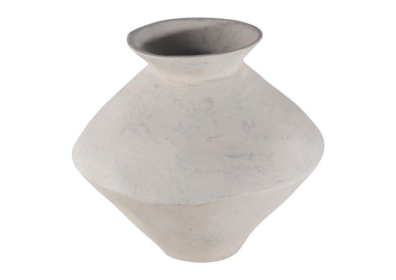 DD-1036-18 Raja Medium Decorative Vessel White