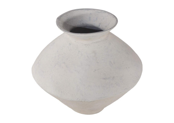 DD-1036-18 Raja Medium Decorative Vessel White