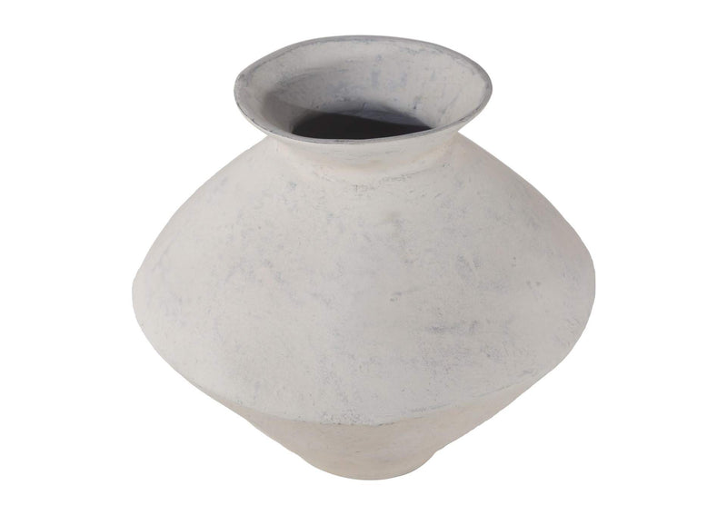 DD-1036-18 Raja Medium Decorative Vessel White