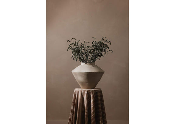 DD-1040-18 Raja Large Decorative Vessel Beige