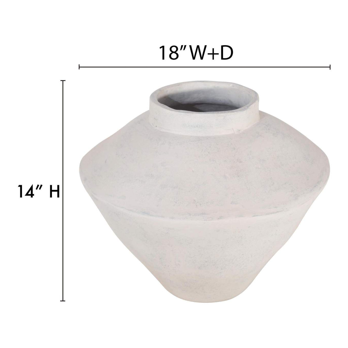 DD-1040-18 Raja Large Decorative Vessel Beige