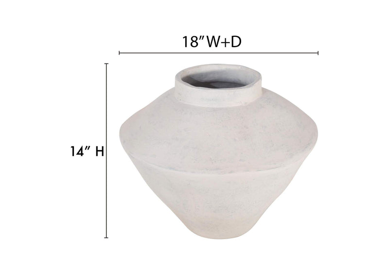DD-1040-18 Raja Large Decorative Vessel Beige
