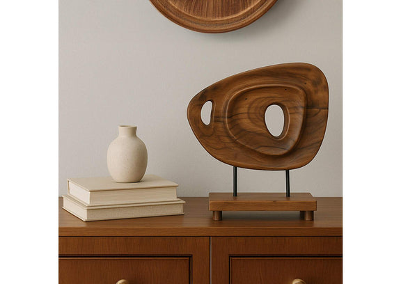 DD-1054-03 Saddler Sculpture Natural Acacia