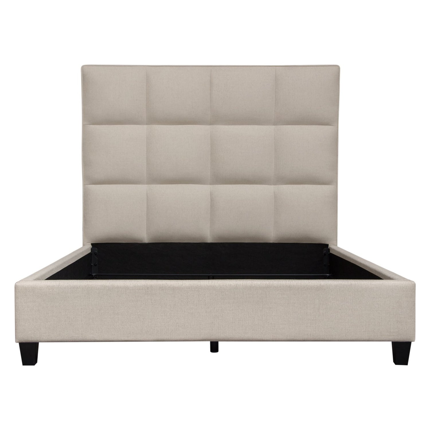 Devon Grid Tufted Eastern King Bed
