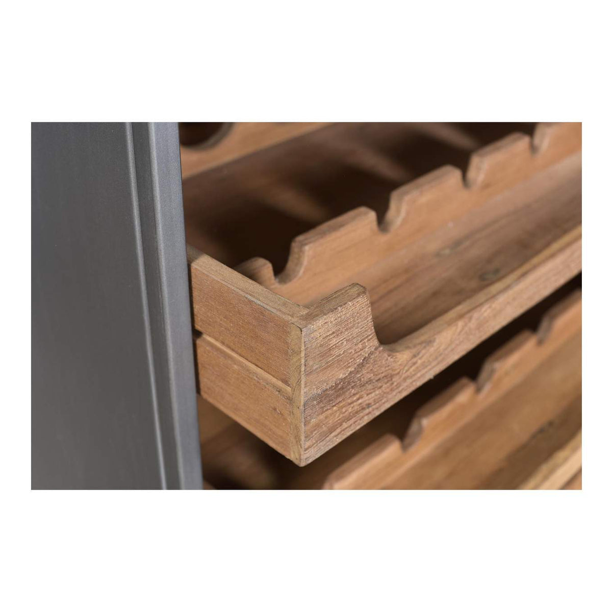 DR-1322-24 Chefs Teak Wine Bar Natural