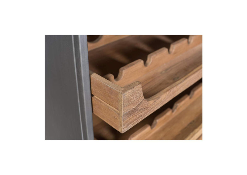 DR-1322-24 Chefs Teak Wine Bar Natural