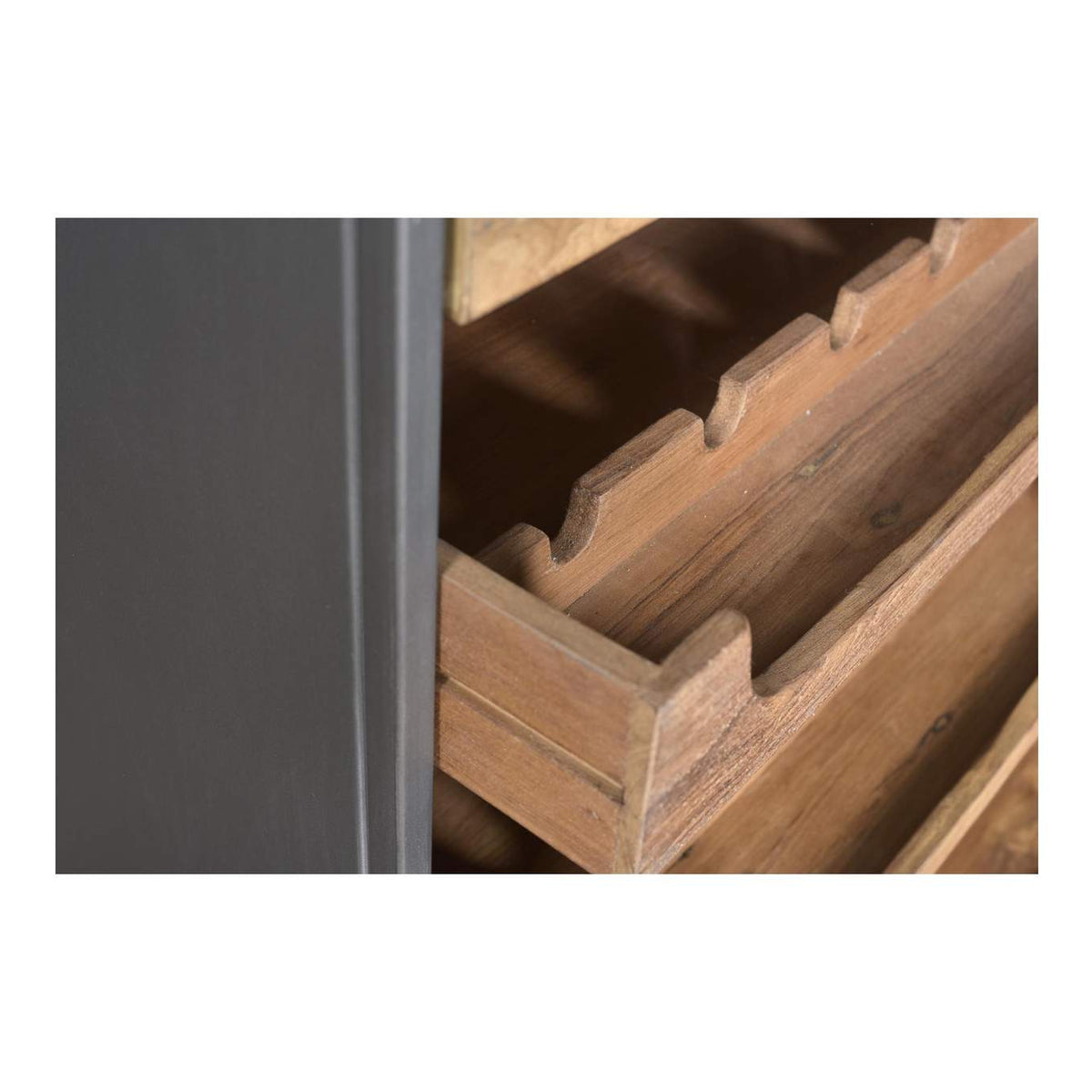 DR-1322-24 Chefs Teak Wine Bar Natural