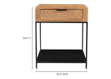 DR-1323-24 Joliet Side Table Natural