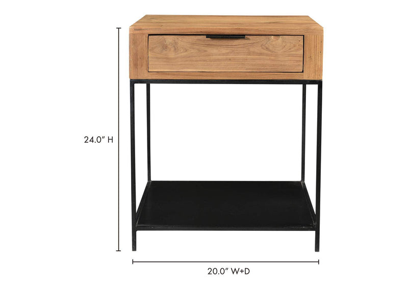 DR-1323-24 Joliet Side Table Natural