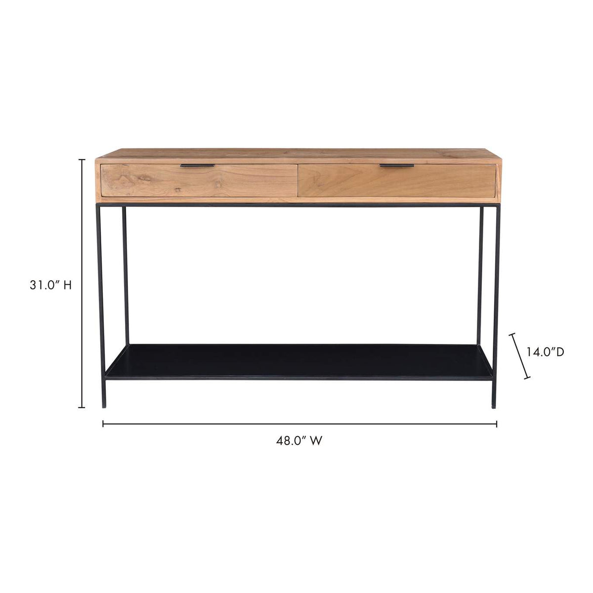DR-1325-24 Joliet Console Table Natural