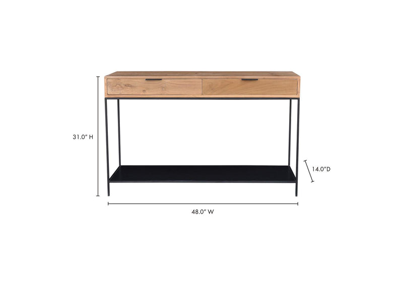 DR-1325-24 Joliet Console Table Natural
