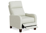 SY-1005-86-9102-81 Dana Pushback Leather Recliner Leather | Pearl White