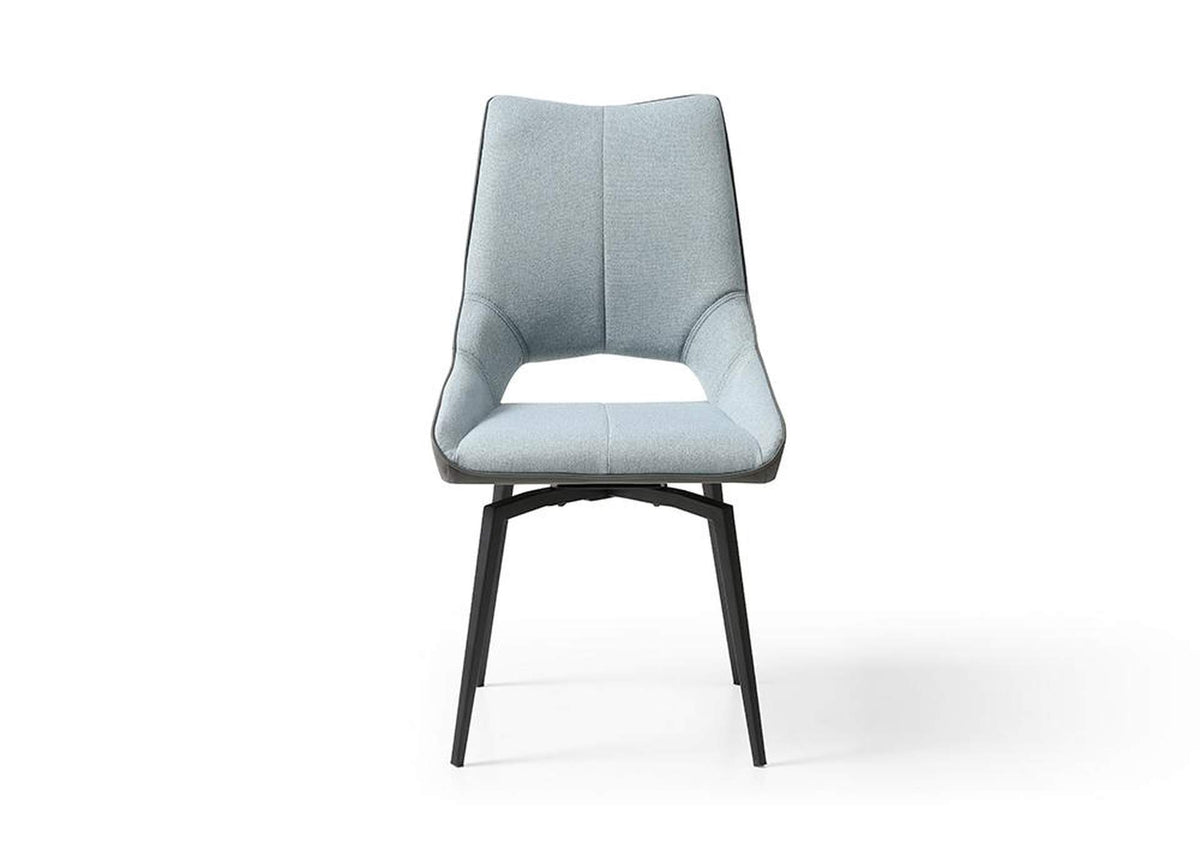 i36552 1239 Swivel dining chair Blue/Dark