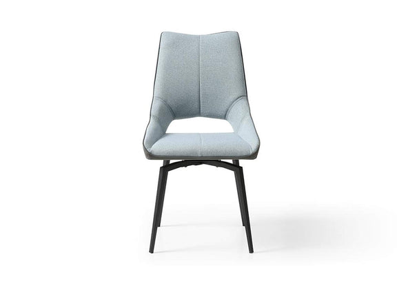 i36552 1239 Swivel dining chair Blue/Dark