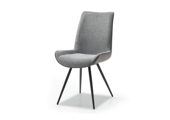 i38322 79 Grey chair Fabric