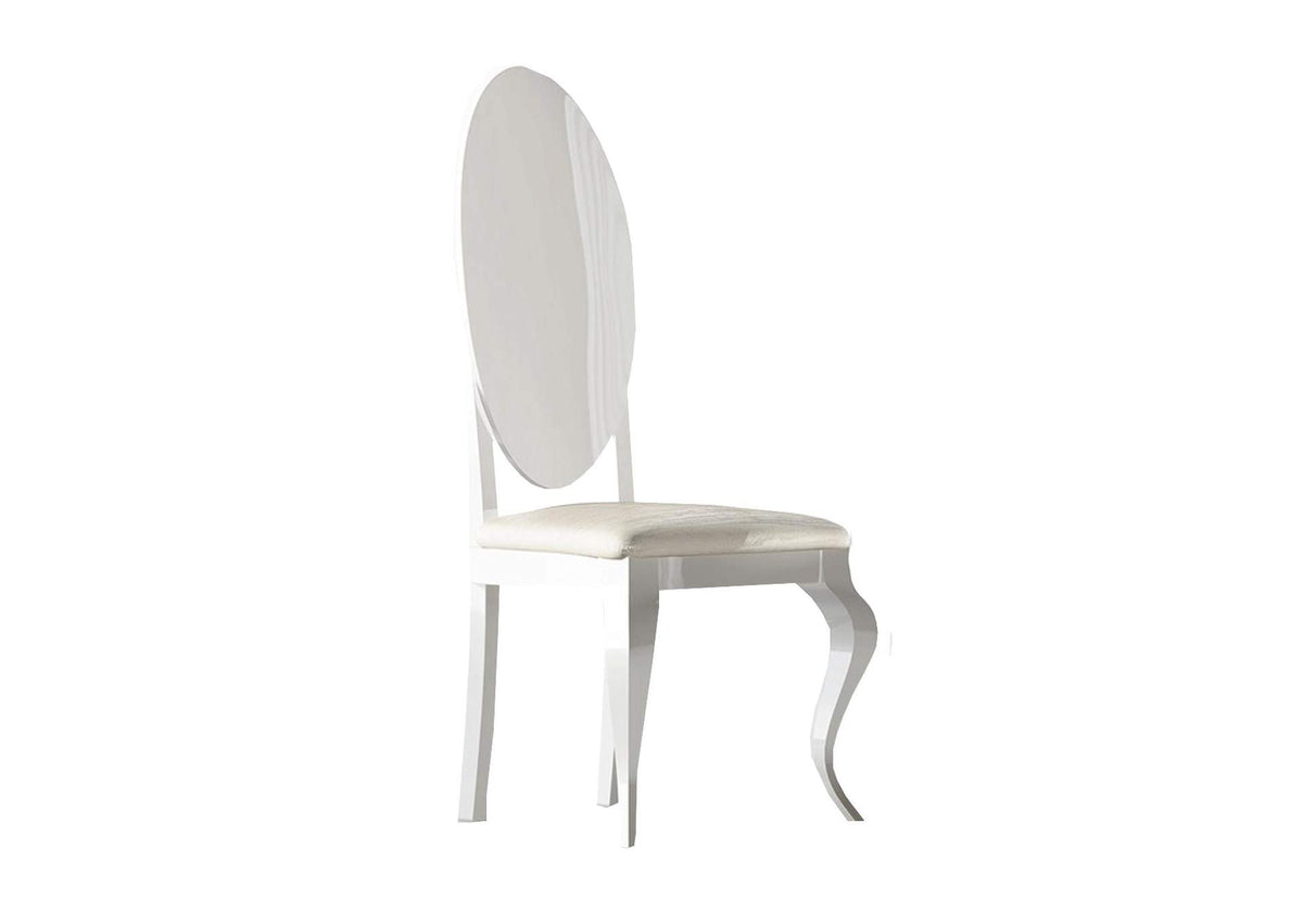 i43260 Carmen White side chair