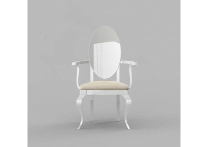 i24073 Carmen White Armchair