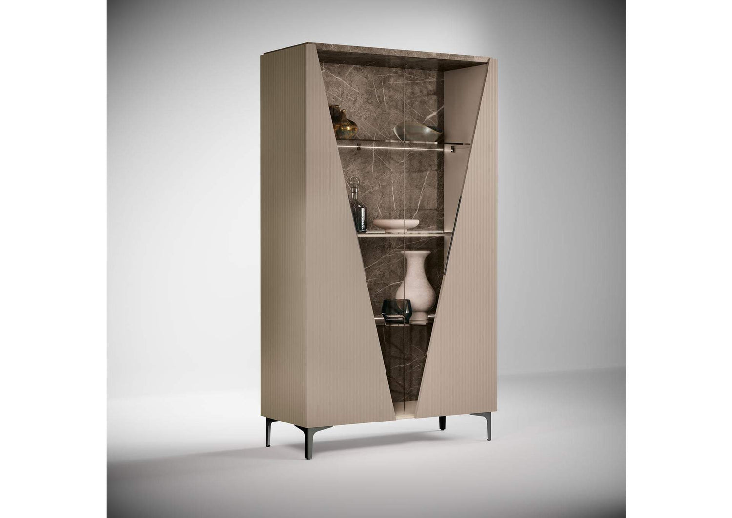 i40351 Fidia 2 Door Vitrine