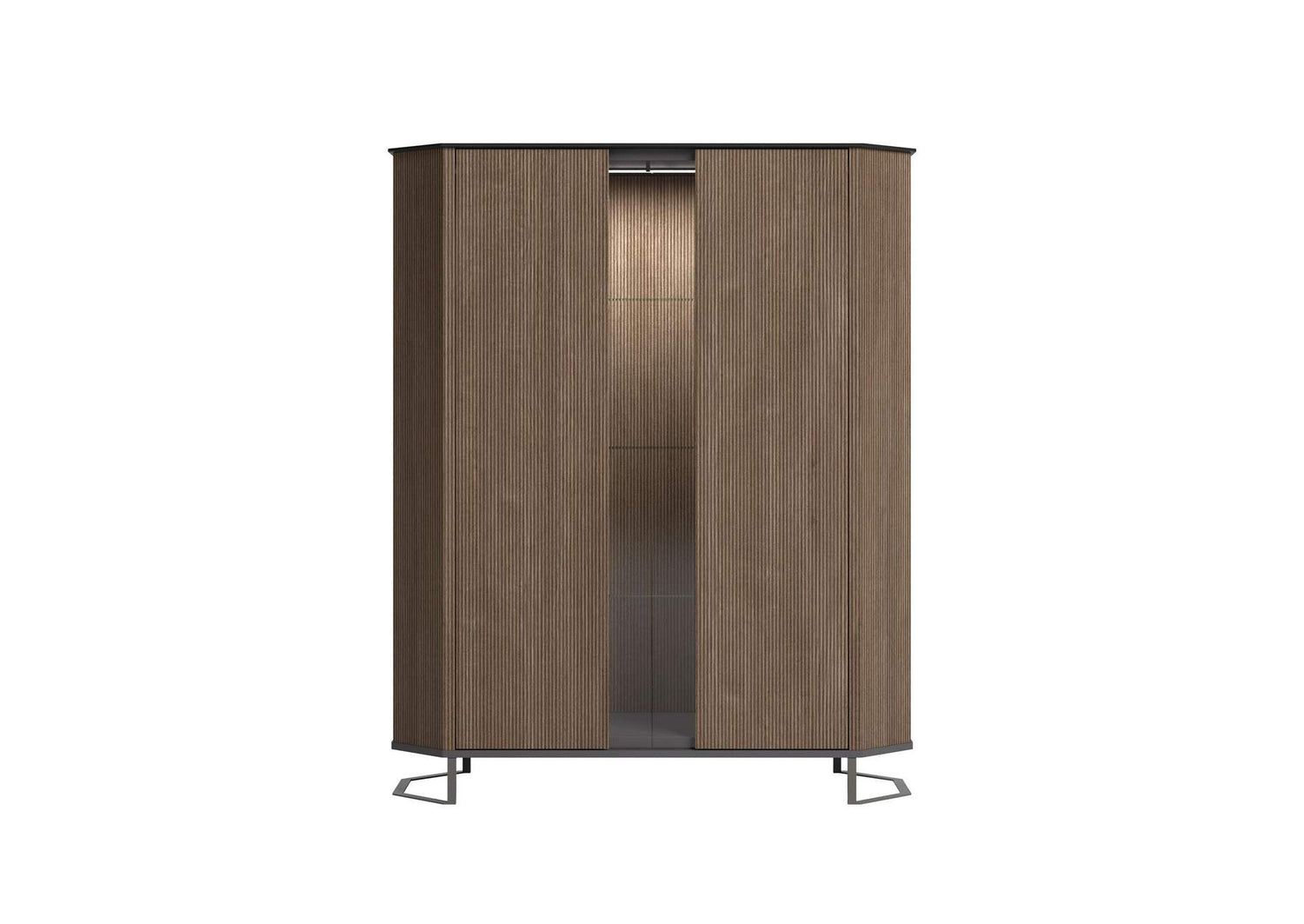 i40681 Hexagon 2 Door Cabinet