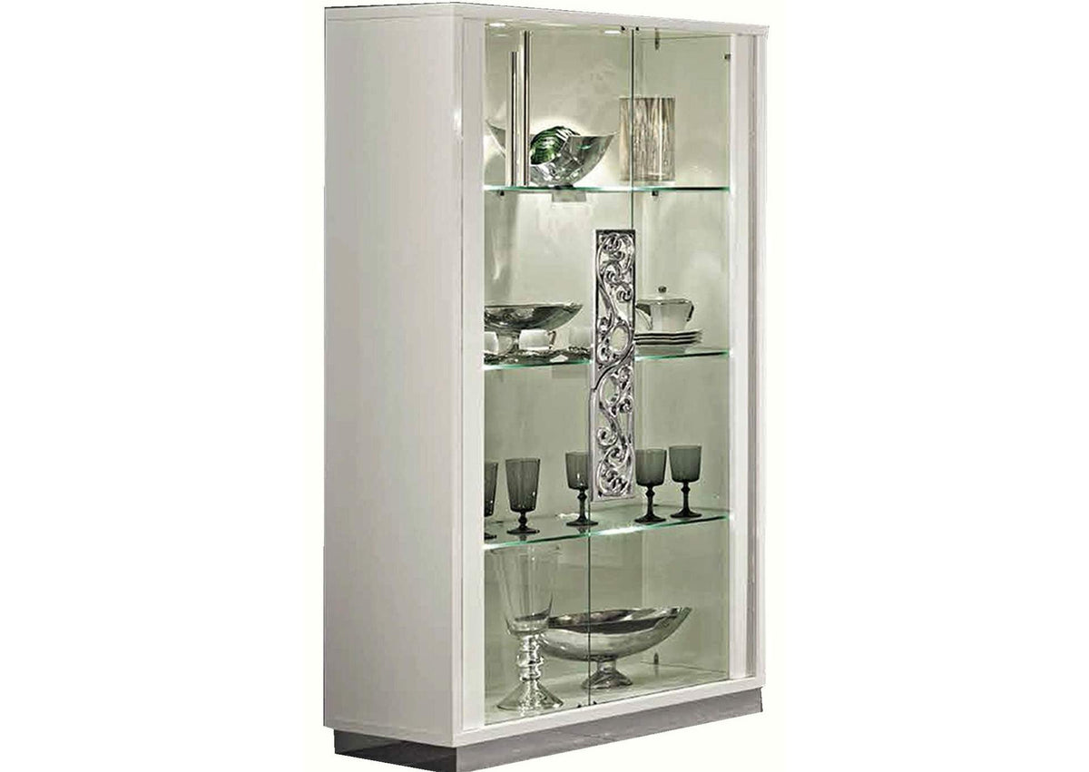 i24043 Roma 2-Door Curio White