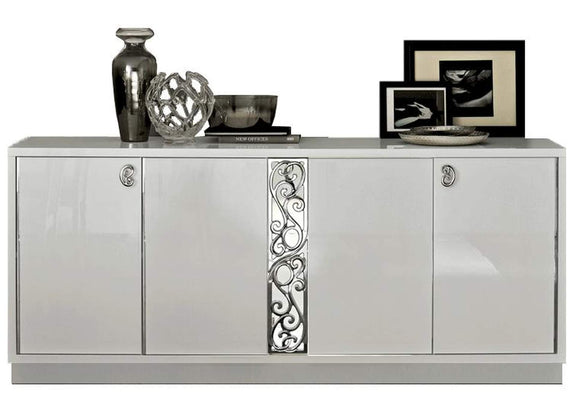 i24037 Roma 4-Door Buffet White