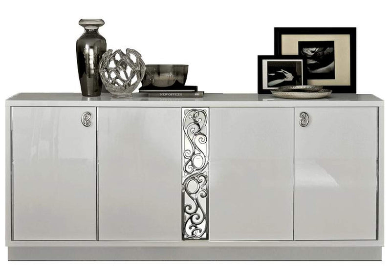 i24037 Roma 4-Door Buffet White