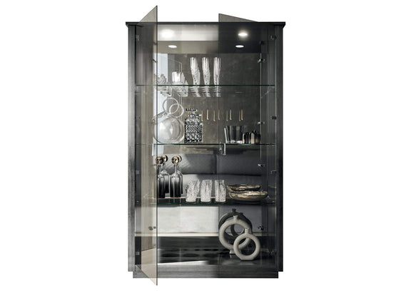 i38342 Vulcano 2 Door Curio Cabinet