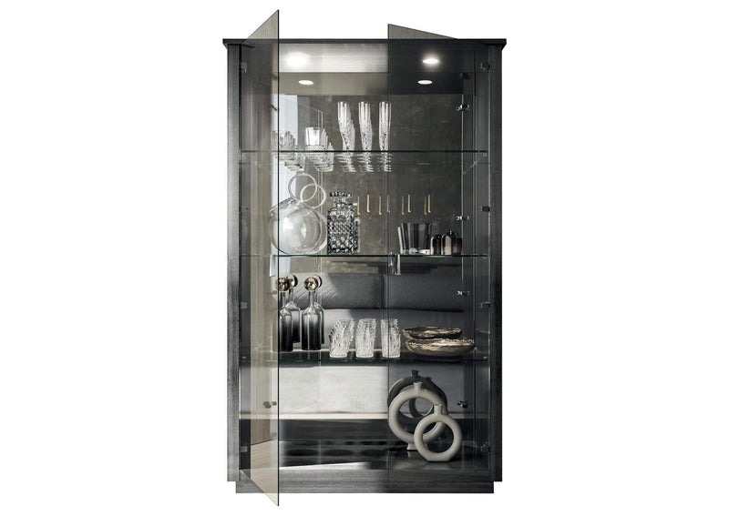 i38342 Vulcano 2 Door Curio Cabinet
