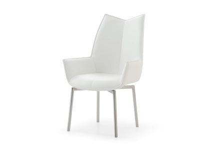 i30924 1218 swivel dining chair White