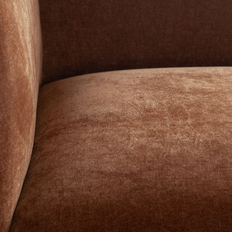 Echo 4PC Reversible Sectional in Amber Fabric