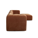 Echo 4PC Reversible Sectional in Amber Fabric