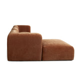 Echo 4PC Reversible Sectional in Amber Fabric