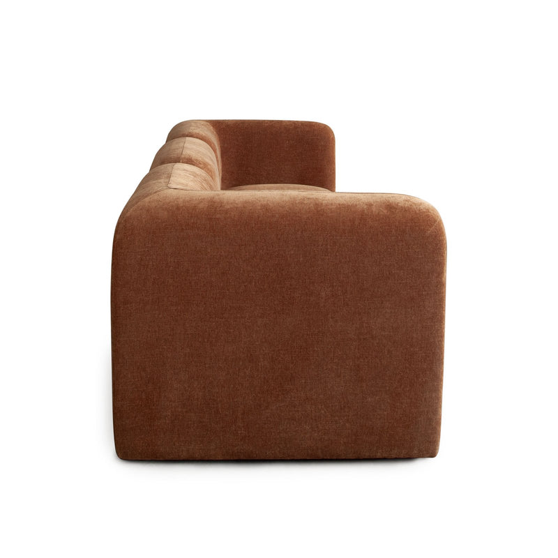 Echo 3PC Modular Sofa in Amber Fabric