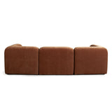 Echo 3PC Modular Sofa in Amber Fabric, view 4