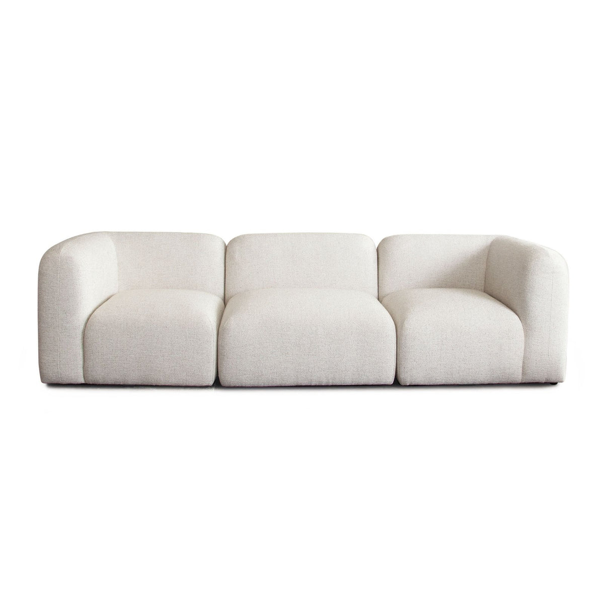 Echo 3PC Modular Sofa in Cream Fabric