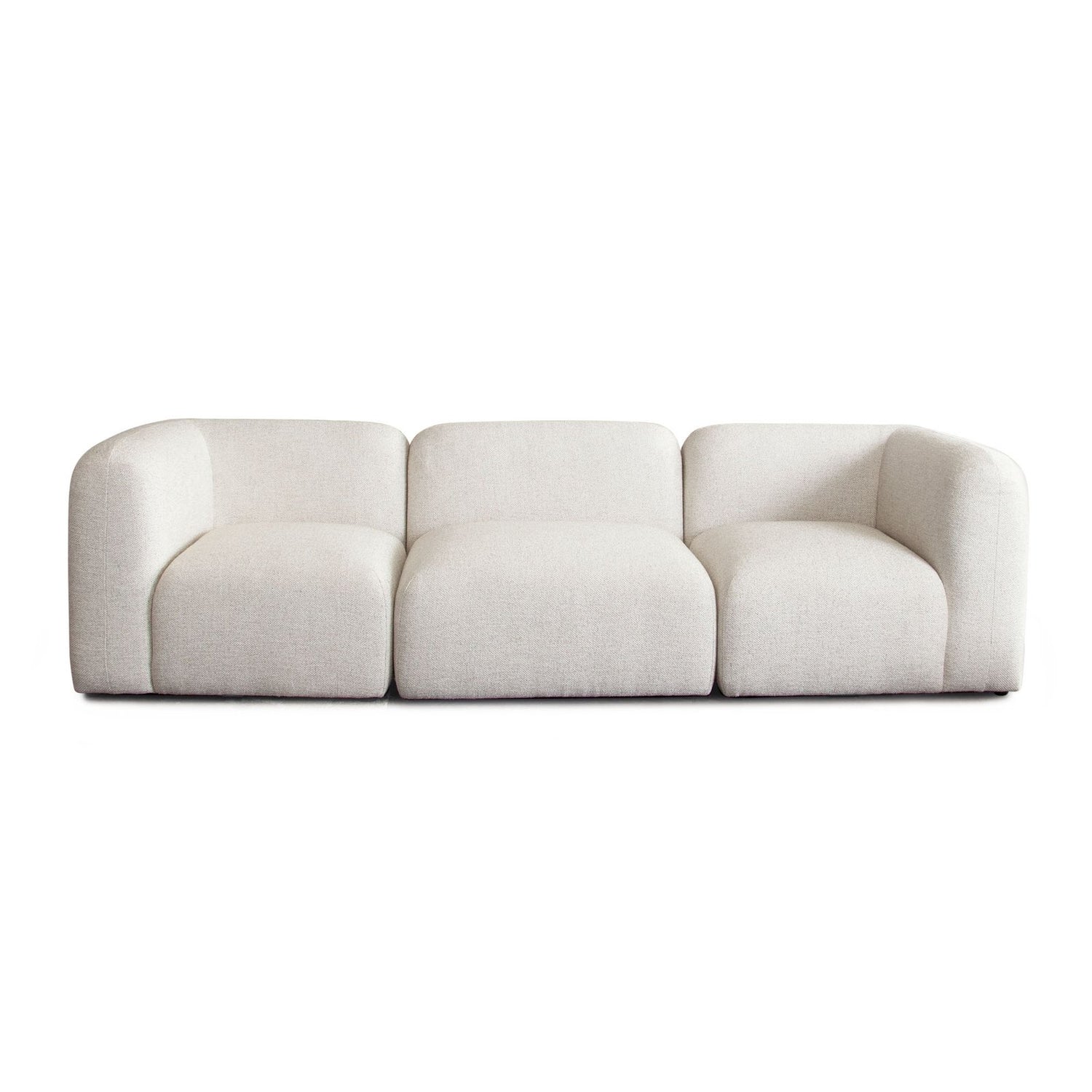 Echo 3PC Modular Sofa in Cream Fabric