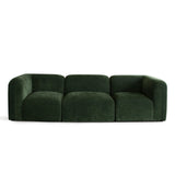 Echo 3PC Modular Sofa in Spruce Green Fabric