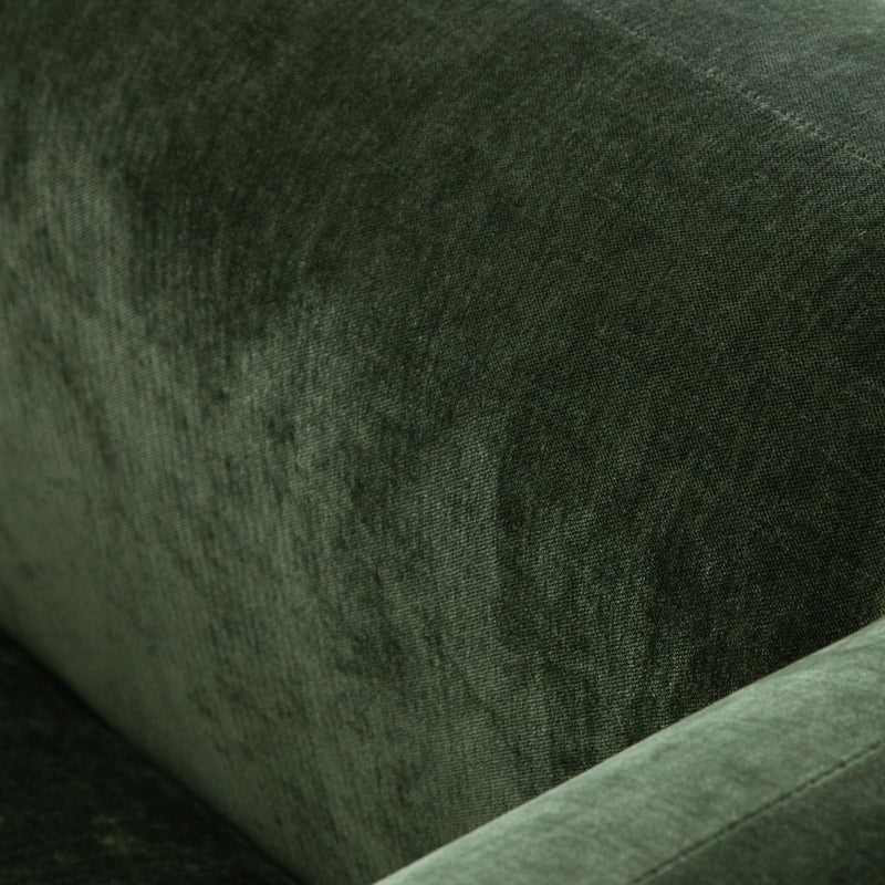 Echo 6PC Reversible Sectional in Spruce Green Fabric
