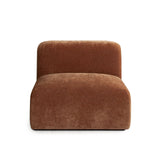 Echo Armless Chair in Amber Fabric