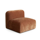 Echo Armless Chair in Amber Fabric