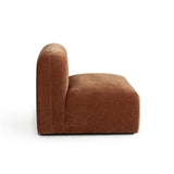 Echo Armless Chair in Amber Fabric