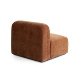 Echo Armless Chair in Amber Fabric
