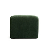 Echo Armless Chair in Spruce Green Fabric