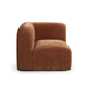 Echo Universal Square Corner Chair in Amber Fabric