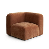Echo Universal Square Corner Chair in Amber Fabric