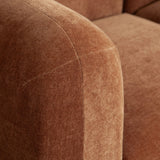 Echo Universal Square Corner Chair in Amber Fabric