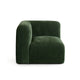 Echo Universal Square Corner Chair in Spruce Green Fabric
