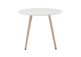 EEI-1055-WHI Track Round Dining Table By Modway